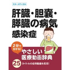 2分で分かる!やさしい医療辞典「肝臓・胆嚢・膵臓の病気/感染症」